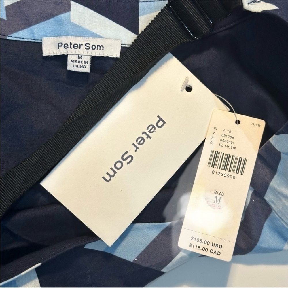 Anthropologie Peter Som Nikola Flounced Cami Top Blue - Picture 6 of 8